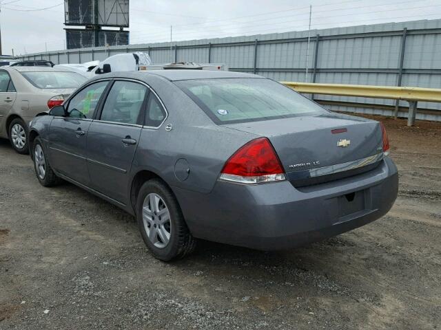 2G1WB55K379397059 - 2007 CHEVROLET IMPALA LS GRAY photo 3