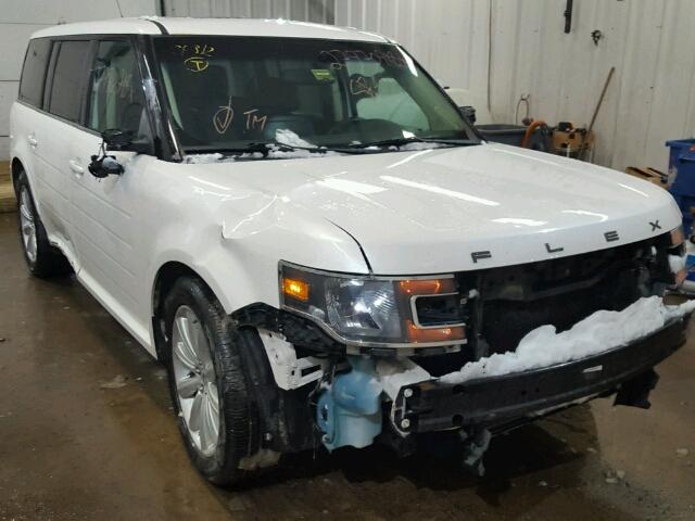 2FMHK6C84DBD01677 - 2013 FORD FLEX SEL WHITE photo 1