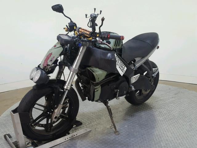 4MZXX03D573800399 - 2007 BUELL LIGHTNING GREEN photo 4