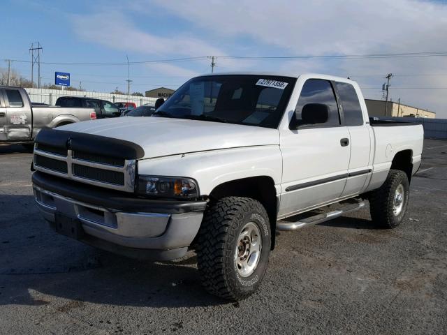 1B7KF23W01J234217 - 2001 DODGE RAM 2500 WHITE photo 2