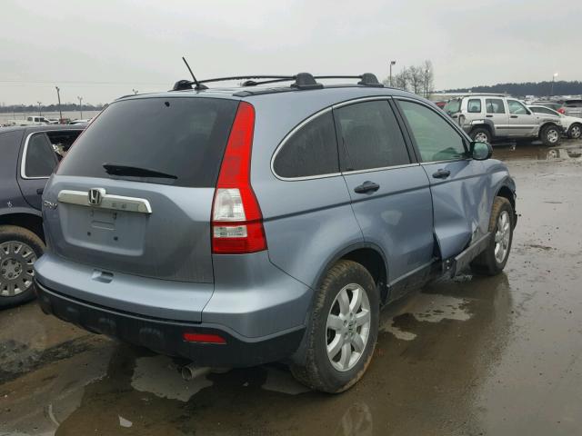 5J6RE38509L031121 - 2009 HONDA CR-V EX BLUE photo 4