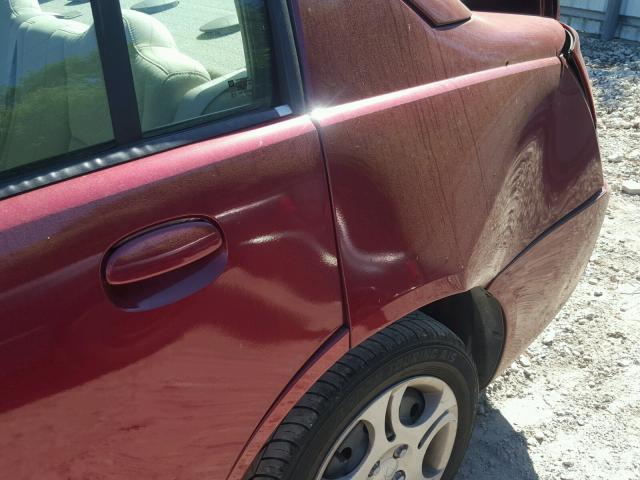 1G8AJ52F35Z151606 - 2005 SATURN ION LEVEL 勃艮第红 照片 9