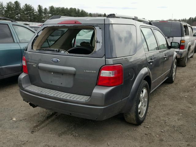 1FMDK06105GA30623 - 2005 FORD FREESTYLE GRAY photo 4