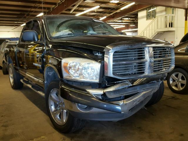 1D7HU18277S189334 - 2007 DODGE RAM 1500 S BLACK photo 1