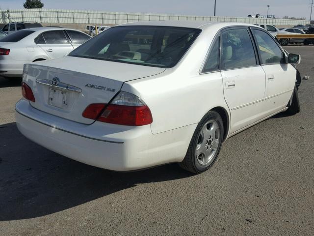 4T1BF28B84U355534 - 2004 TOYOTA AVALON XL WHITE photo 4