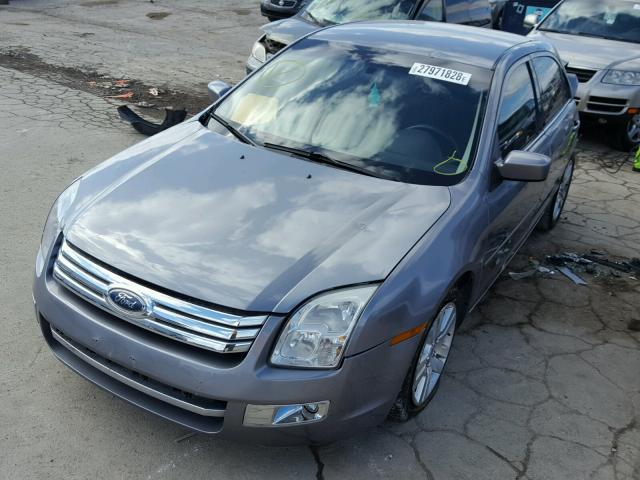 3FAFP08Z16R129825 - 2006 FORD FUSION SEL GRAY photo 2