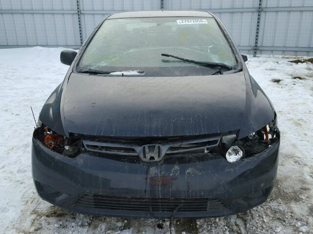 2HGFG12308H012158 - 2008 HONDA CIVIC DX-G BLACK photo 9