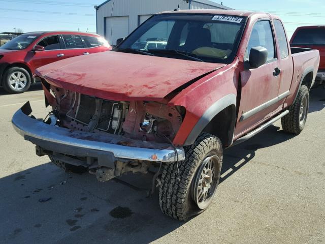 1GCDT39E988224664 - 2008 CHEVROLET COLORADO L RED photo 2