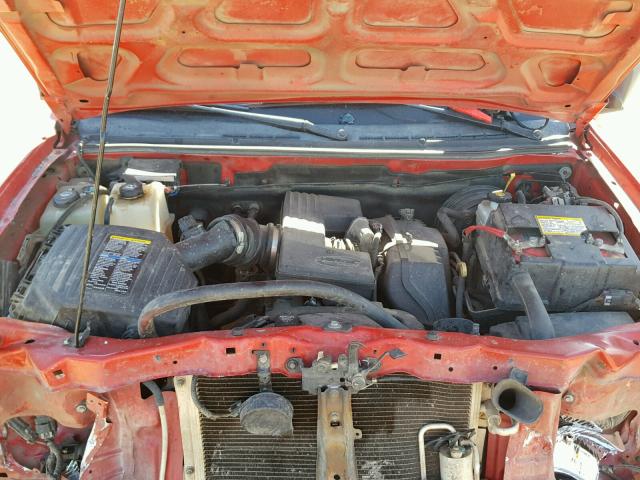 1GCDT39E988224664 - 2008 CHEVROLET COLORADO L RED photo 7