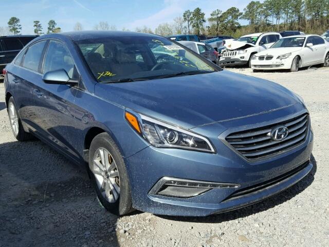 5NPE24AF0FH223743 - 2015 HYUNDAI SONATA SE TURQUOISE photo 1