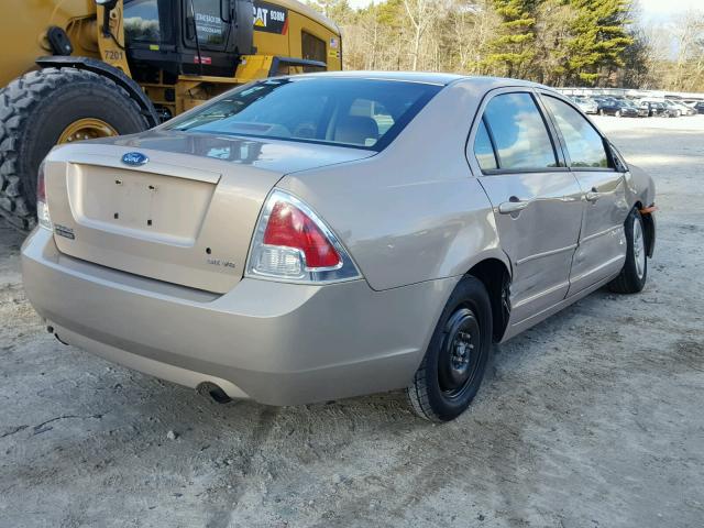 3FAFP07156R184595 - 2006 FORD FUSION SE BEIGE photo 4