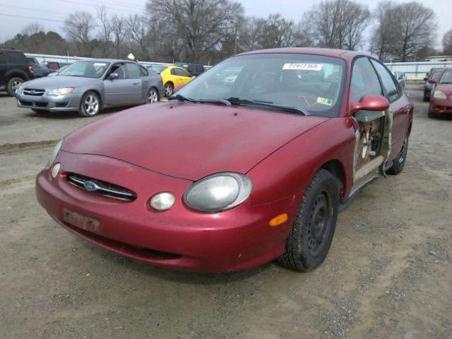 1FAFP53U4XA146493 - 1999 FORD TAURUS SE MAROON photo 2