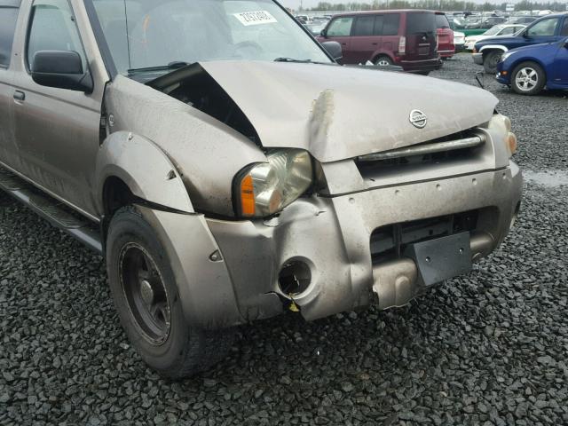 1N6ED29Y74C418121 - 2004 NISSAN FRONTIER C TAN photo 9