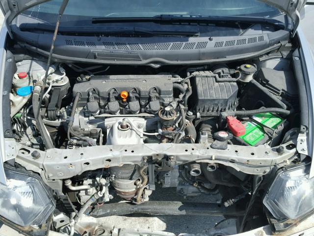 2HGFG12637H537482 - 2007 HONDA CIVIC LX SILVER photo 7