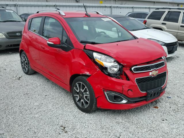 KL8CF6S99EC578218 - 2014 CHEVROLET SPARK 2LT RED photo 1