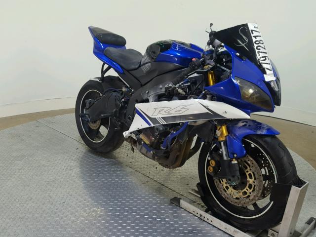 JYARJ12E46A002366 - 2006 YAMAHA YZF-R6 BLUE photo 2