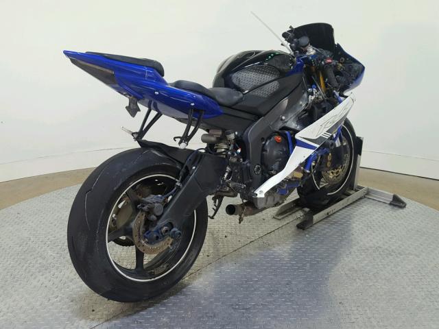 JYARJ12E46A002366 - 2006 YAMAHA YZF-R6 BLUE photo 8