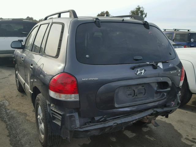 KM8SC13D35U936744 - 2005 HYUNDAI SANTA FE G GRAY photo 3