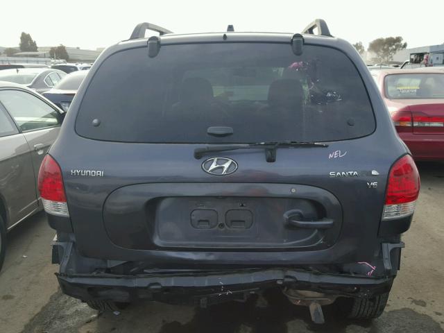 KM8SC13D35U936744 - 2005 HYUNDAI SANTA FE G GRAY photo 9