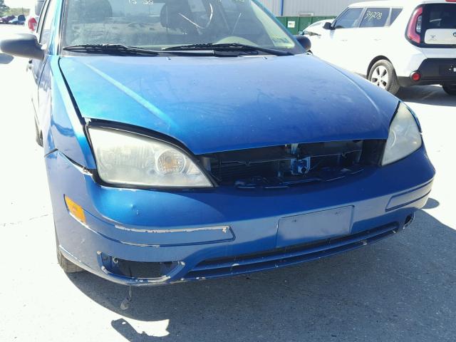 1FAFP34N17W267920 - 2007 FORD FOCUS ZX4 BLUE photo 9