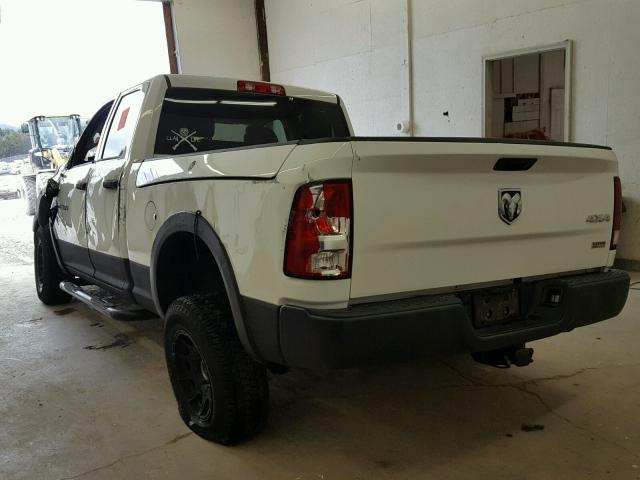 1C6RD7FP9CS252189 - 2012 DODGE RAM 1500 S WHITE photo 3