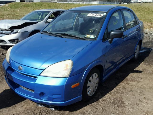 JS2RA61S645206705 - 2004 SUZUKI AERIO S BLUE photo 2