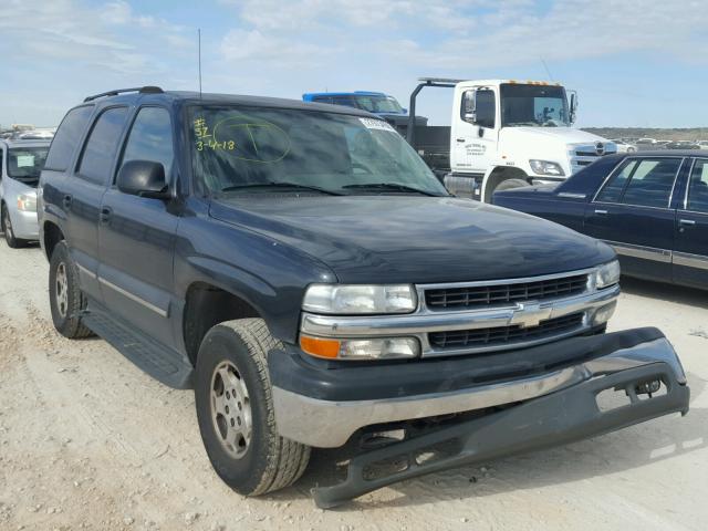 1GNEC13V14J107124 - 2004 CHEVROLET TAHOE C150 BLUE photo 1