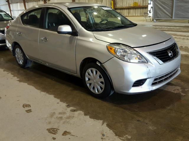 3N1CN7APXDL872944 - 2013 NISSAN VERSA S SILVER photo 1