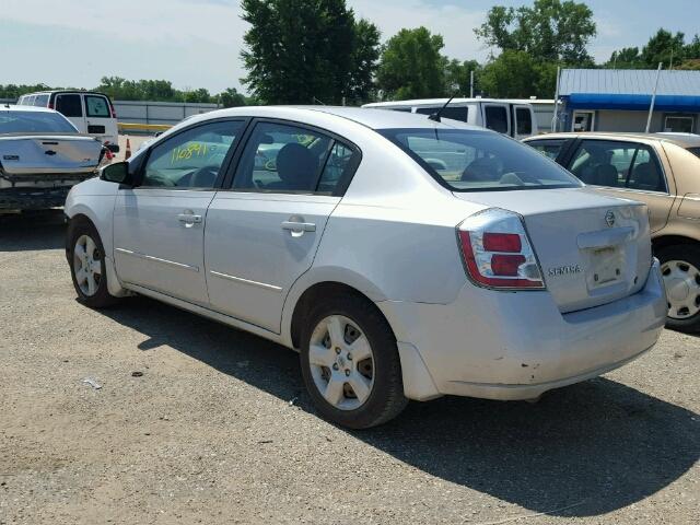 3N1AB61E38L670316 - 2008 NISSAN SENTRA 2.0 SILVER photo 3