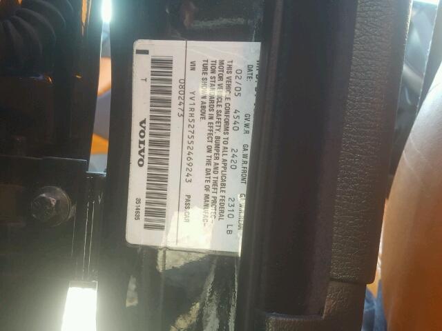 YV1RH527552469243 - 2005 VOLVO S60 R 黑色 照片 10
