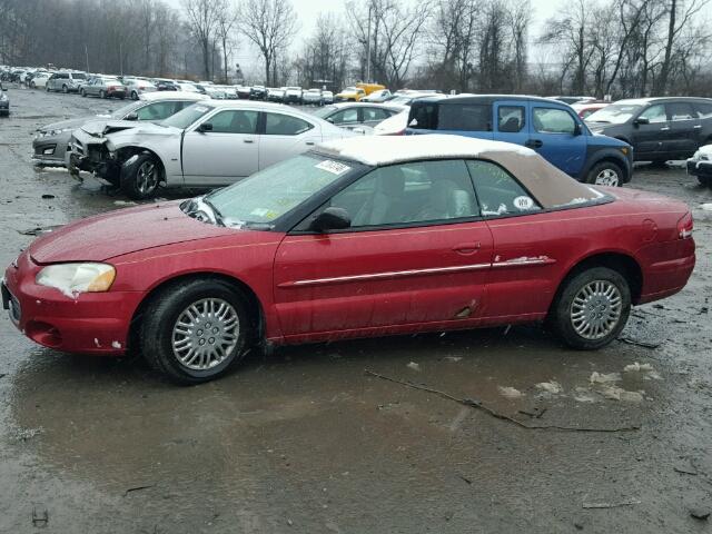 1C3EL45R32N210873 - 2002 CHRYSLER SEBRING LX MAROON photo 9