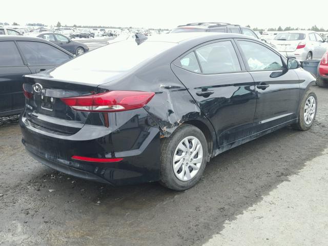 5NPD84LF2JH223789 - 2018 HYUNDAI ELANTRA SE BLACK photo 4