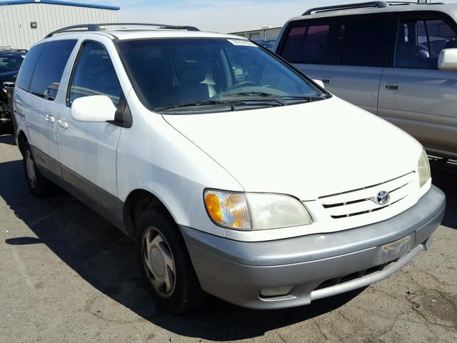 4T3ZF13C31U377016 - 2001 TOYOTA SIENNA LE WHITE photo 1