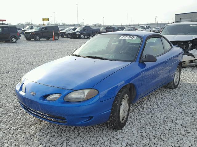 3FAFP11342R150237 - 2002 FORD ESCORT ZX2 BLUE photo 2