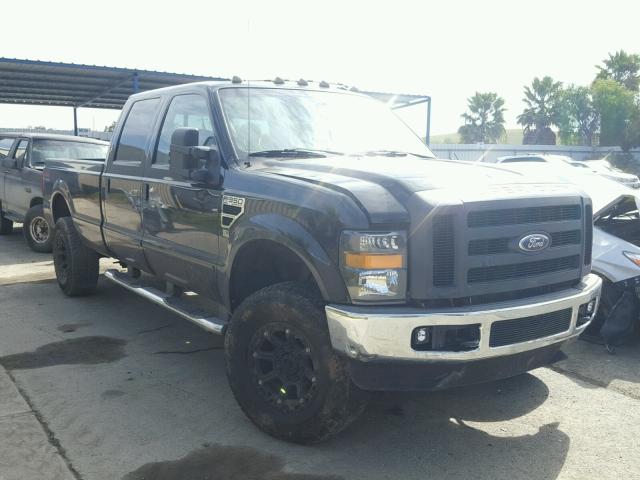 1FTWW31R18EC06000 - 2008 FORD F350 SRW S BLACK photo 1