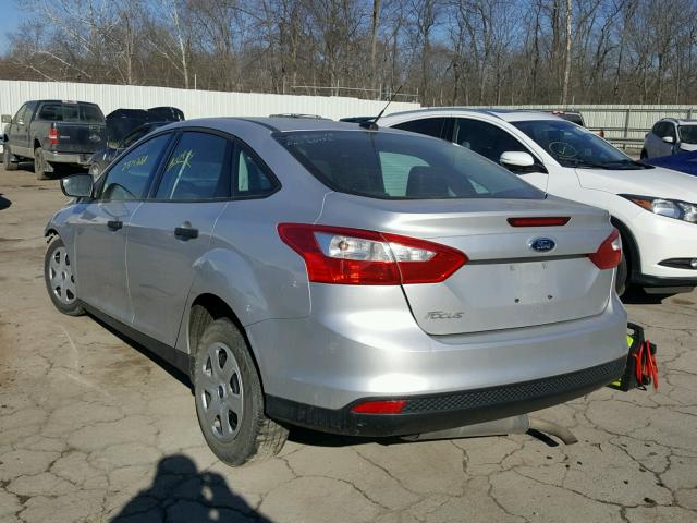 1FADP3E28DL371118 - 2013 FORD FOCUS S SILVER photo 3