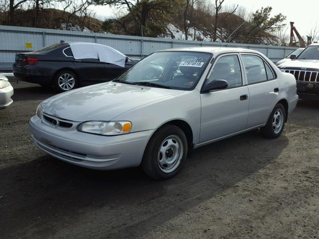 2T1BR12EXXC110440 - 1999 TOYOTA COROLLA VE SILVER photo 2