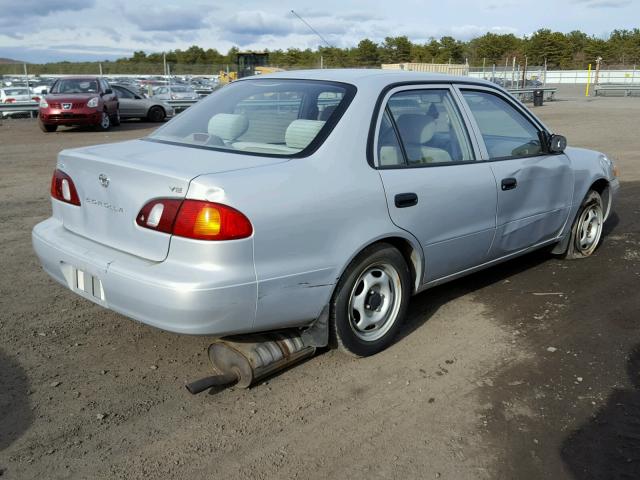 2T1BR12EXXC110440 - 1999 TOYOTA COROLLA VE SILVER photo 4