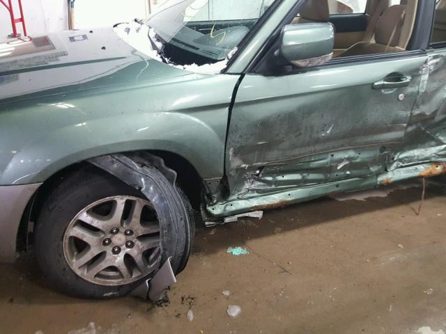 JF1SG67656H746865 - 2006 SUBARU FORESTER 2 GREEN photo 10