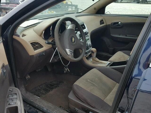 1G1ZB5E0XCF319343 - 2012 CHEVROLET MALIBU LS ლურჯი ფოტო 9