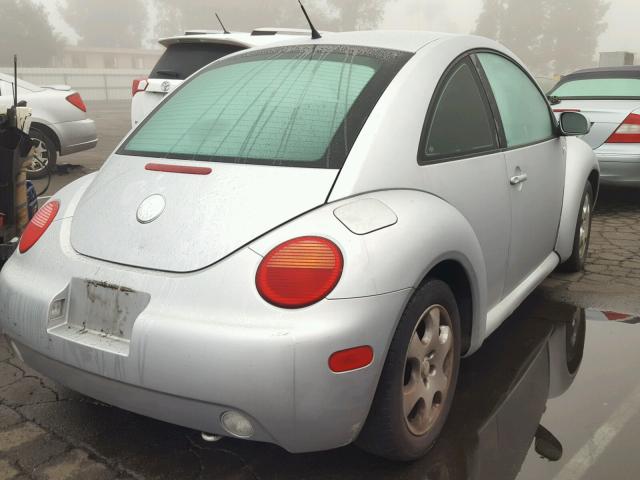 3VWCK21C33M410544 - 2003 VOLKSWAGEN NEW BEETLE 银色 照片 4