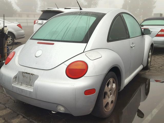 3VWCK21C33M410544 - 2003 VOLKSWAGEN NEW BEETLE SILVER photo 4