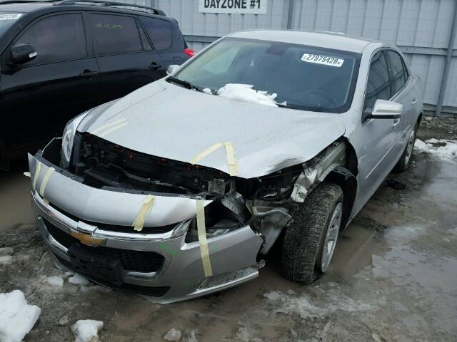 1G11B5SL9FF193282 - 2015 CHEVROLET MALIBU LS ვერცხლისფერი ფოტო 2