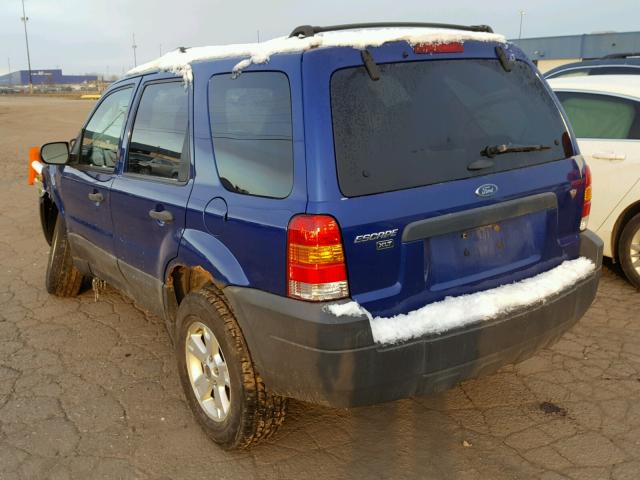 1FMYU93166KC62677 - 2006 FORD ESCAPE XLT BLUE photo 3