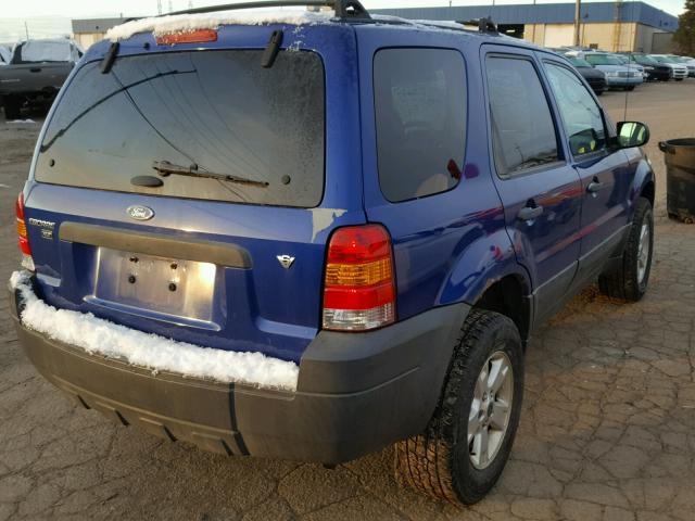 1FMYU93166KC62677 - 2006 FORD ESCAPE XLT BLUE photo 4