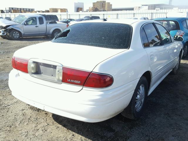 1G4HP52K14U121026 - 2004 BUICK LESABRE CU WHITE photo 4