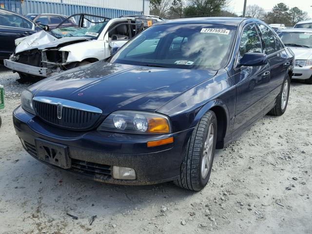 1LNHM87A0YY832421 - 2000 LINCOLN LS BLUE photo 2
