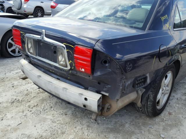 1LNHM87A0YY832421 - 2000 LINCOLN LS BLUE photo 9