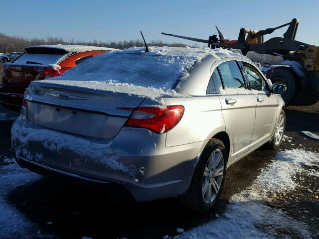 1C3CCBAB7DN698149 - 2013 CHRYSLER 200 LX SILVER photo 4