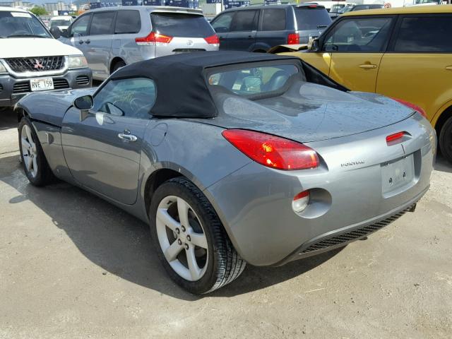 1G2MB35B76Y119170 - 2006 PONTIAC SOLSTICE GRAY photo 3